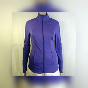 Zella purple zip up